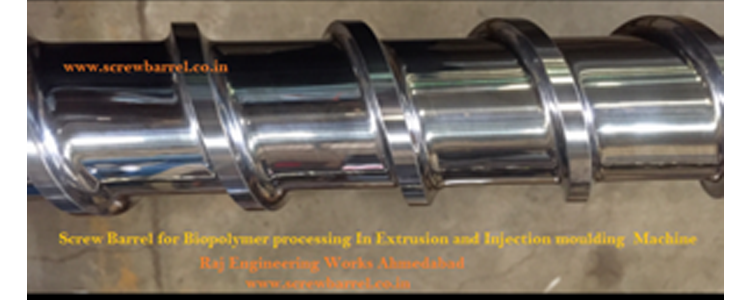 Screw Barrel for Biopolymer Processing
