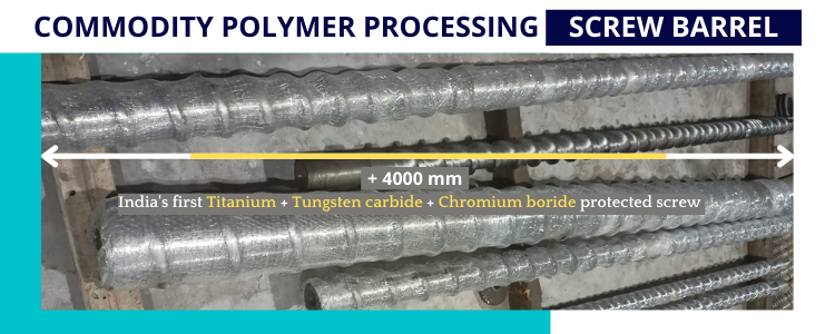 Commodity Polymer Screw Barrel