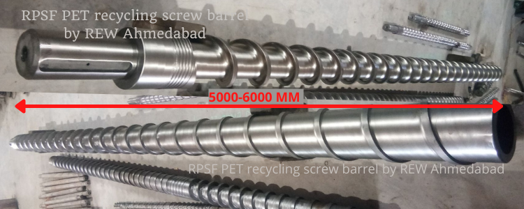 Polyester Staple Fibre (RPSF) Plant Screw