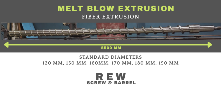 Polypropylene Staple Fibre (PPSF) & Polypropylene (PP) Spunbond Nonwoven Fabric Plant Screw Barrel